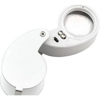 Лупа складная VEBER 21011 с подсветкой, 40x, 25 мм Лупа складная VEBER 21011 с подсветкой, 40x, 25 мм